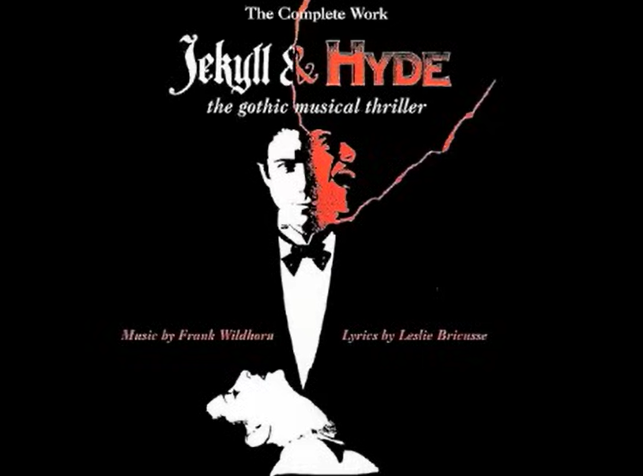 Poster for "Jekyll & Hyde," a gothic musical thriller.